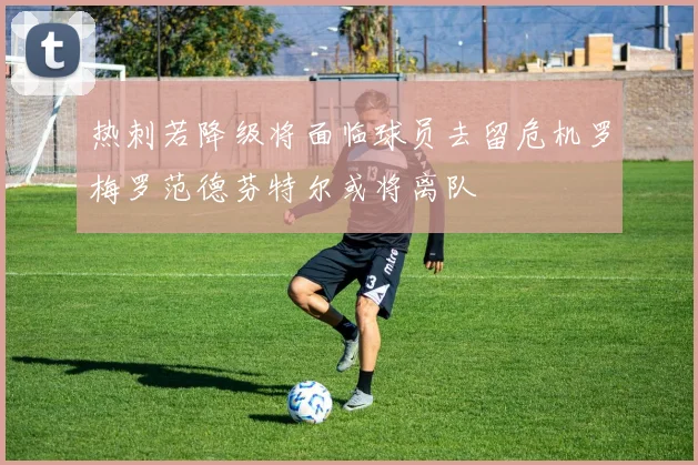 热刺若降级将面临球员去留危机罗梅罗范德芬特尔或将离队